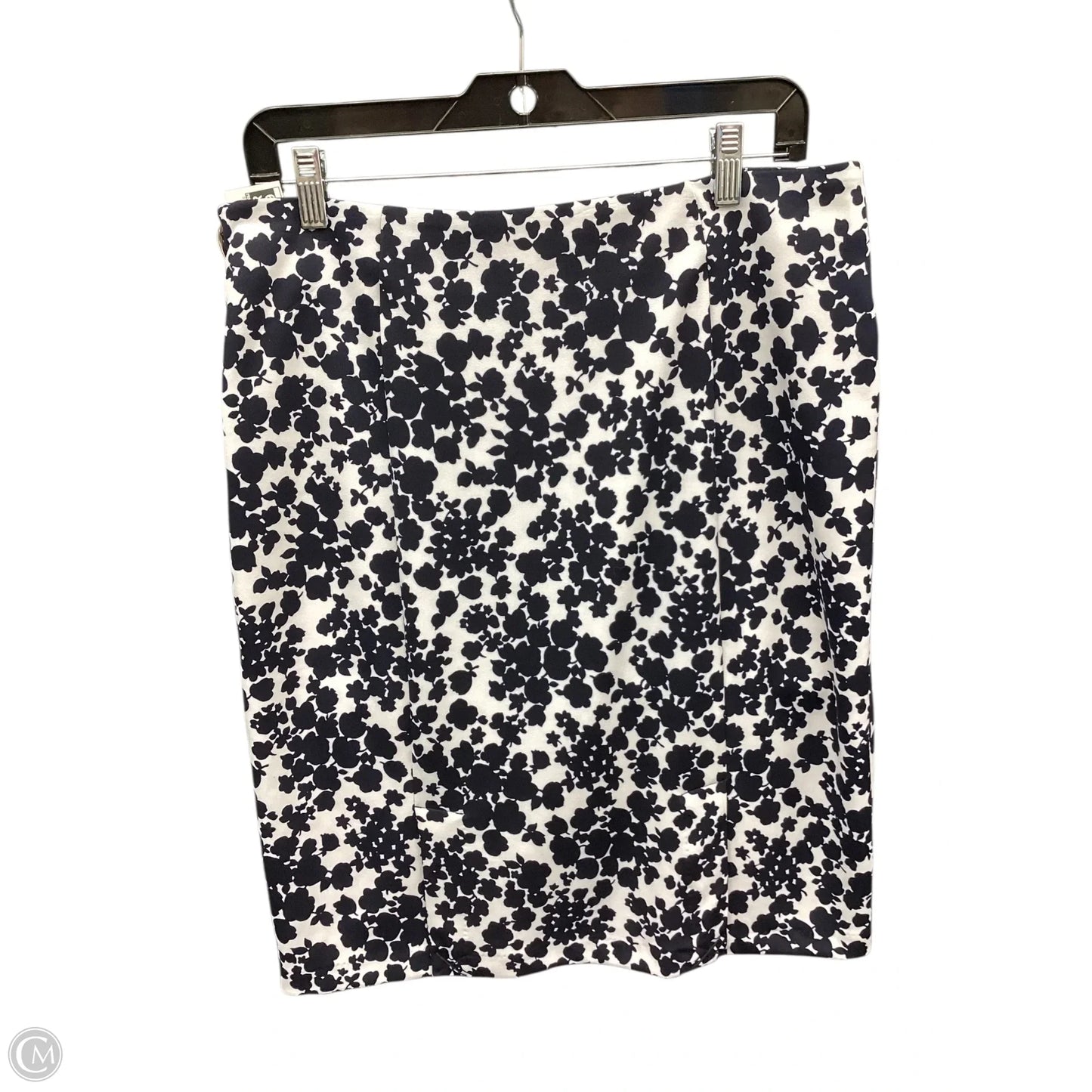 Skirt Midi By Michael By Michael Kors In Blue & White, Size: 12