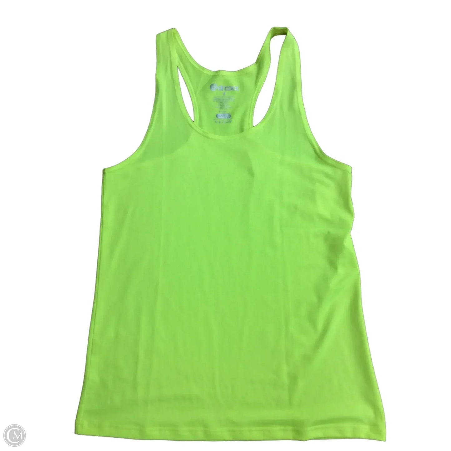 Athletic Tank Top By Clothes Mentor In Yellow, Size: S
