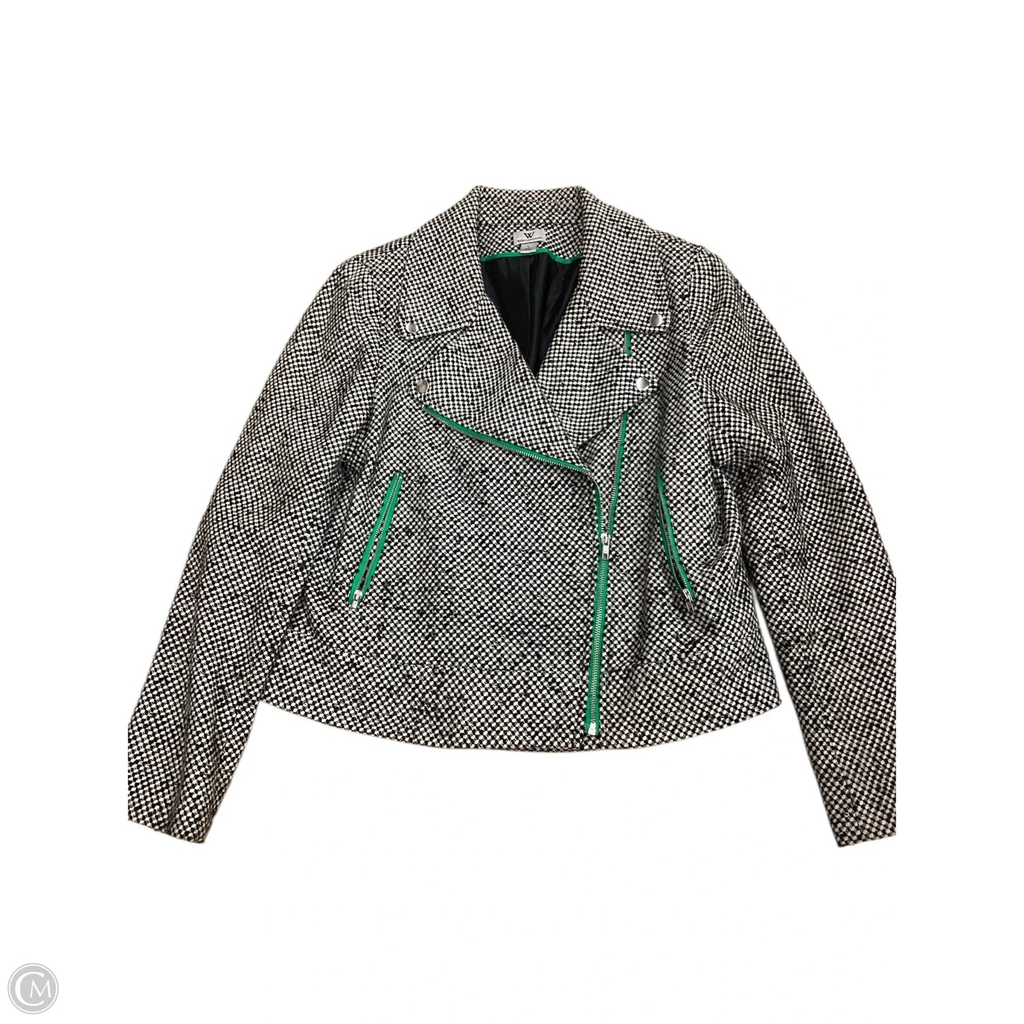 Blazer By Worthington In Black & Green, Size: L