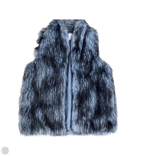 Vest Faux Fur & Sherpa By Bcbgeneration In Grey, Size: Xs