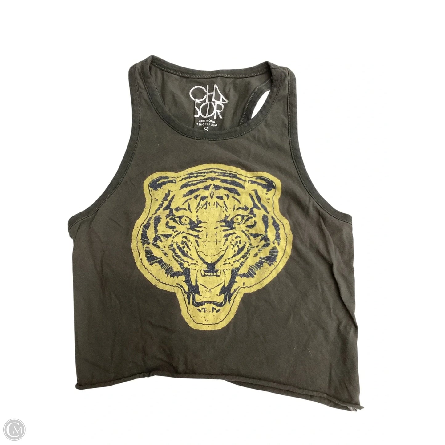 Top Sleeveless Basic By Chaser In Green, Size: S