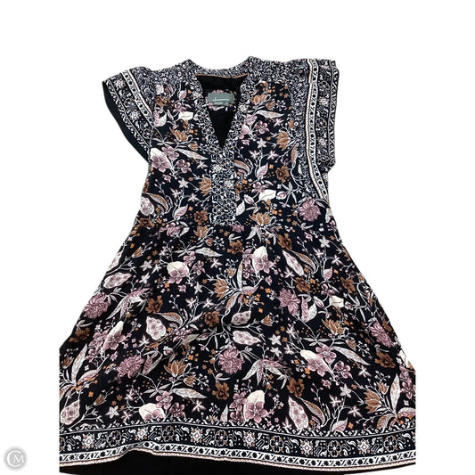 Dress Casual Short By Anthropologie In Floral Print, Size: Xs