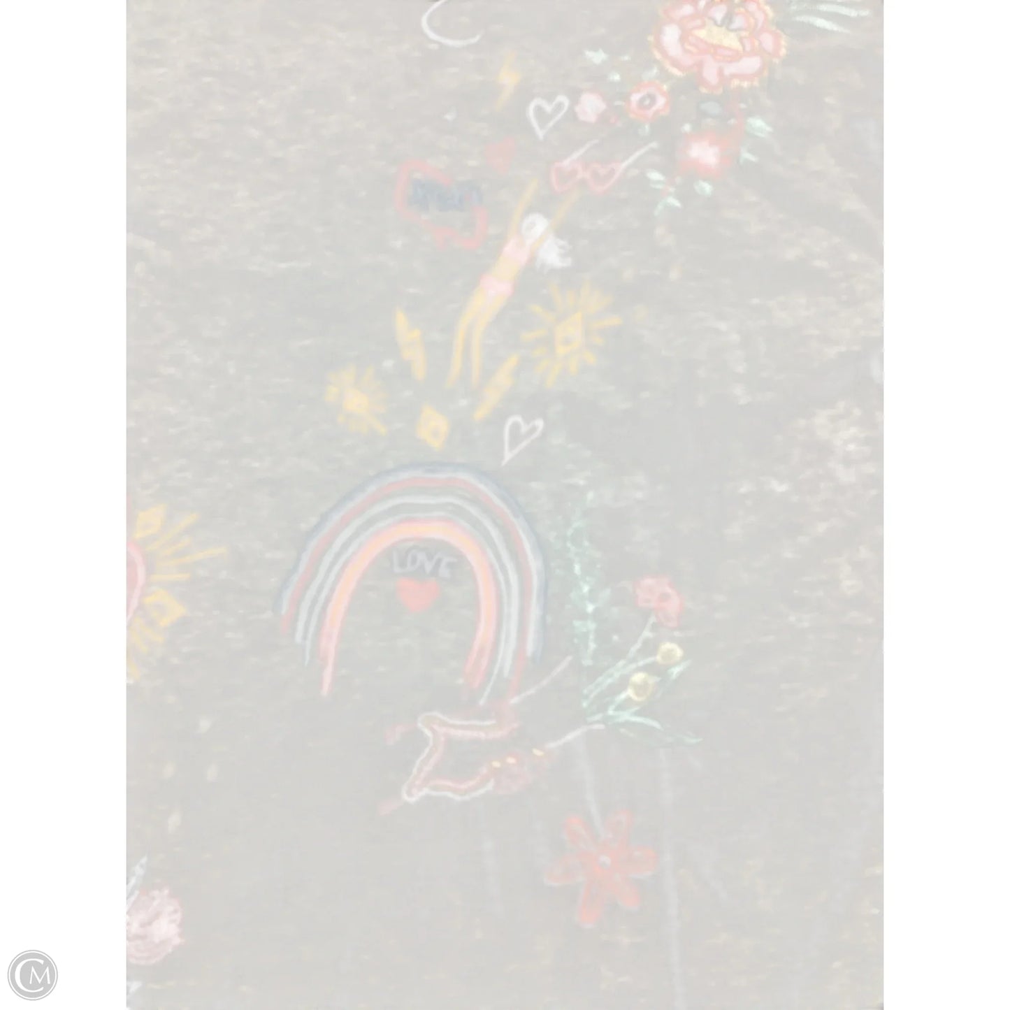 Top 3/4 Sleeve By Johnny Was In Grey, Size: S