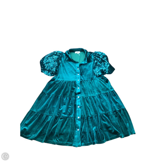 Dress Party Short By Entro In Green, Size: L