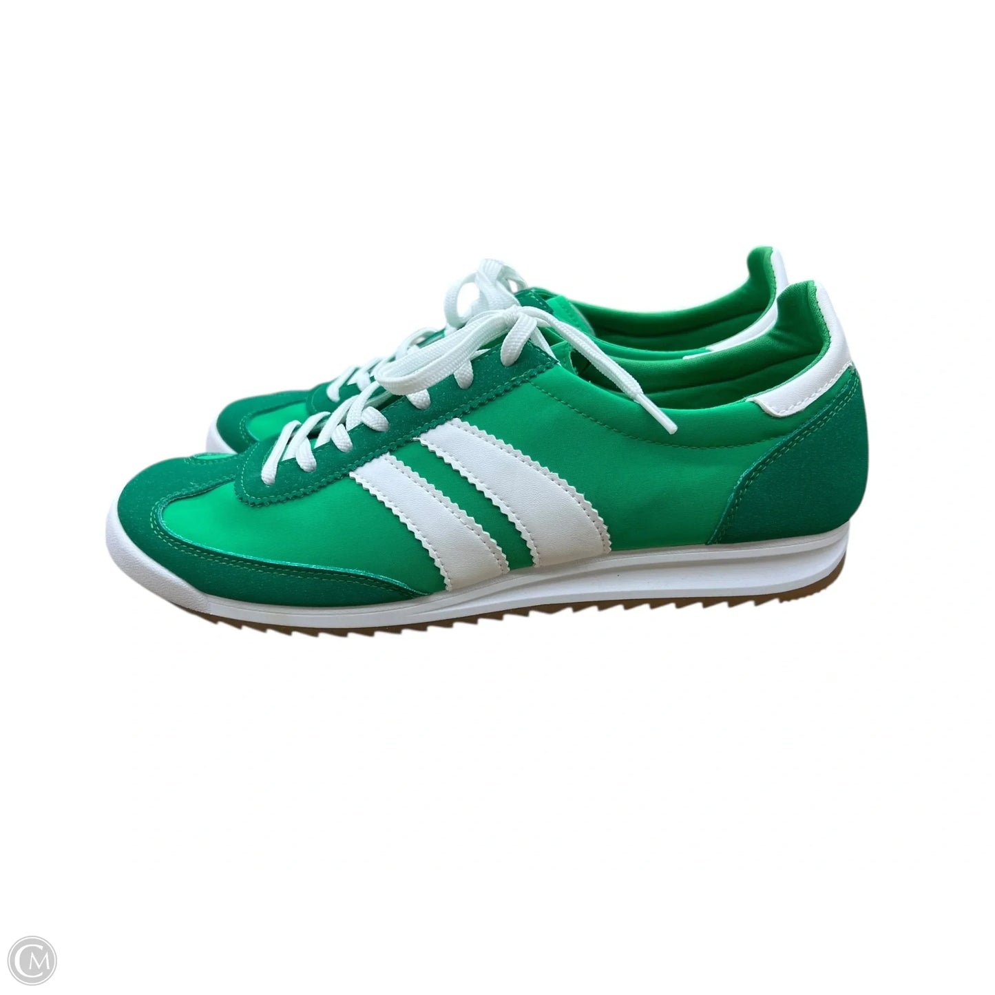 Shoes Athletic By Madden Girl In Green, Size: 10