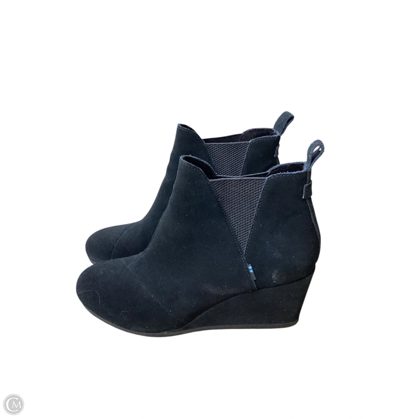 Boots Ankle Flats By Toms In Black, Size: 8.5