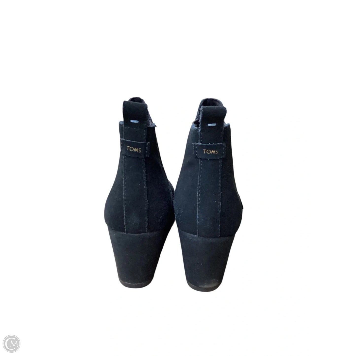 Boots Ankle Flats By Toms In Black, Size: 8.5