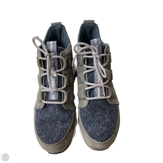 Boots Hiking By Sorel In Green, Size: 8.5