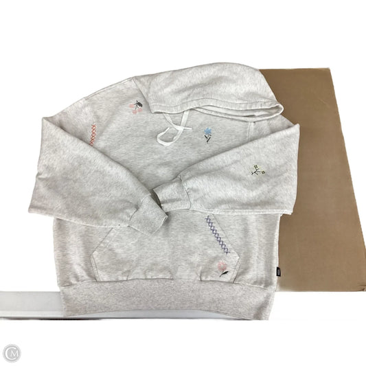 Sweatshirt Hoodie By Vans In Grey, Size: Xs