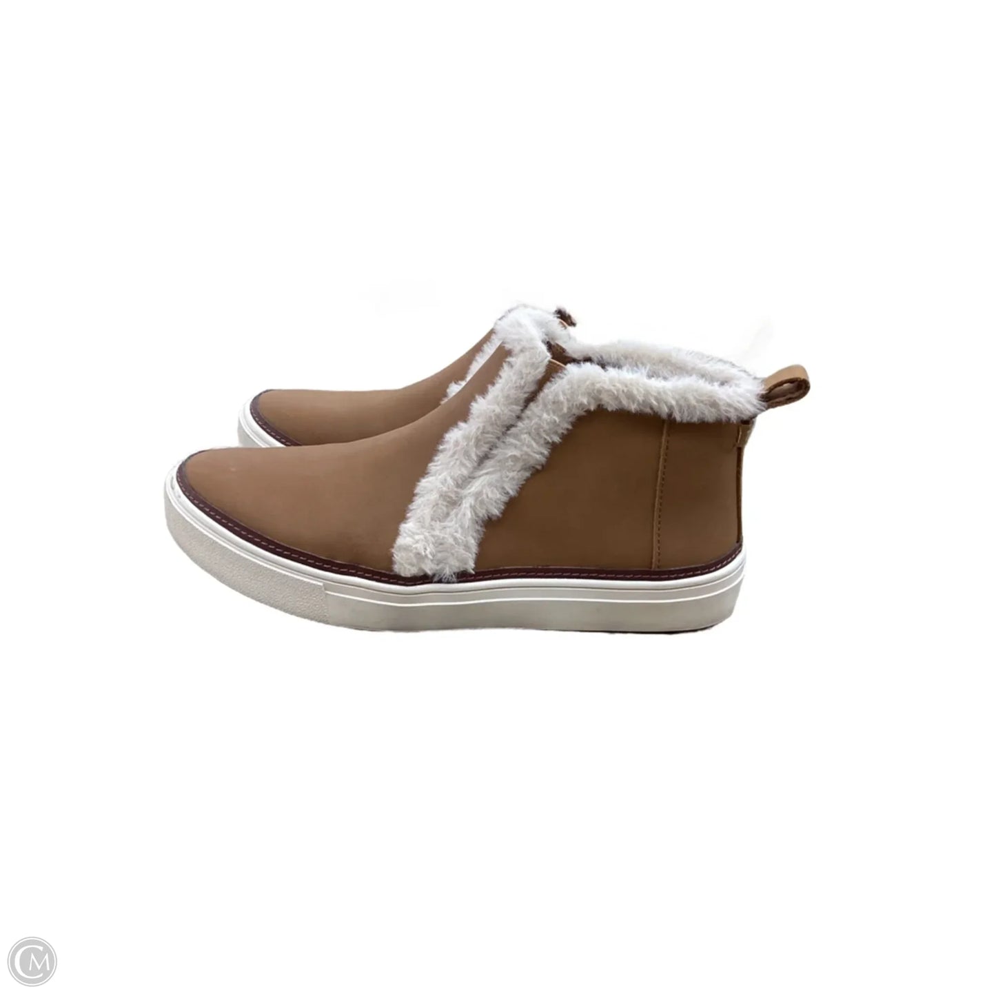 Boots Ankle Flats By Toms In Tan, Size: 9