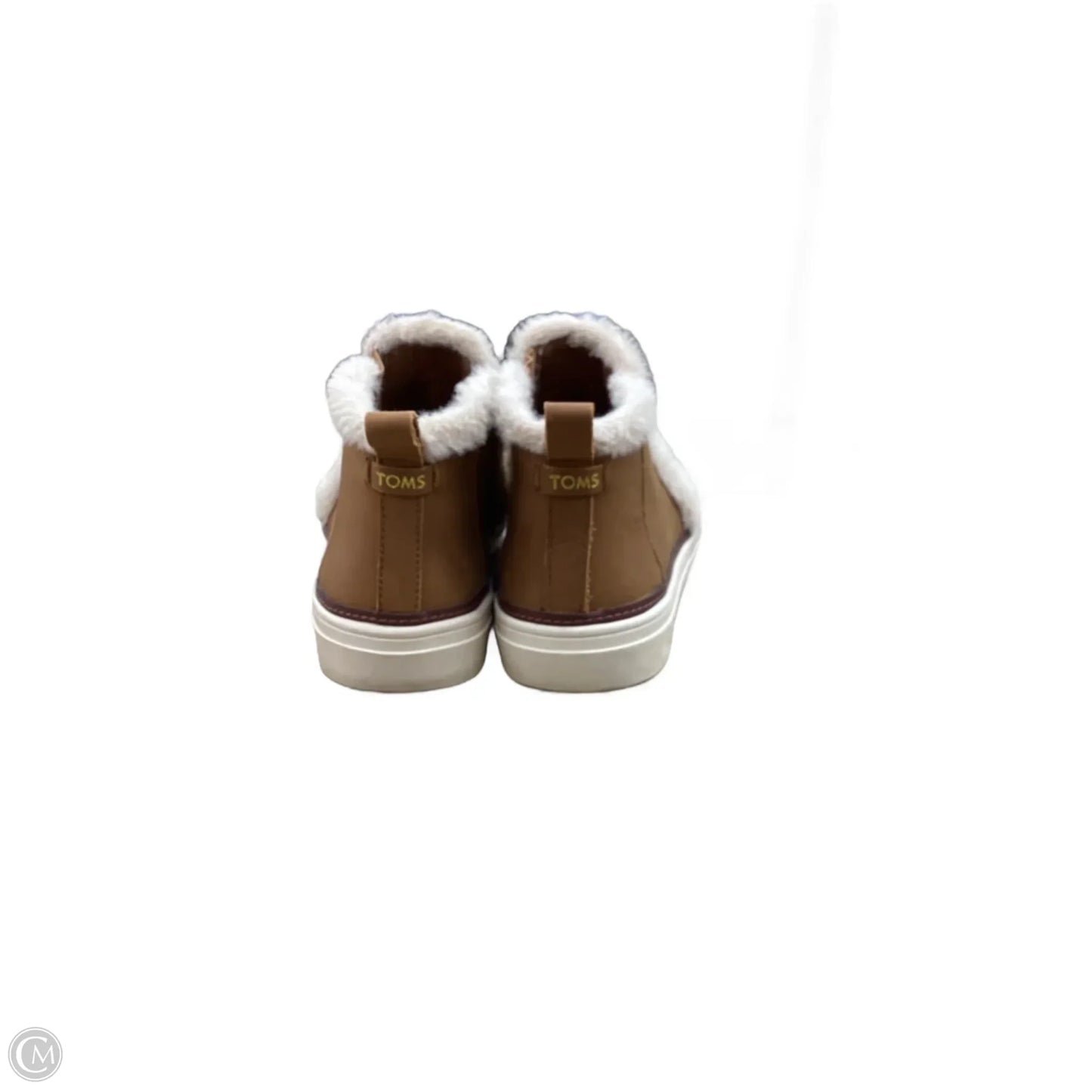 Boots Ankle Flats By Toms In Tan, Size: 9