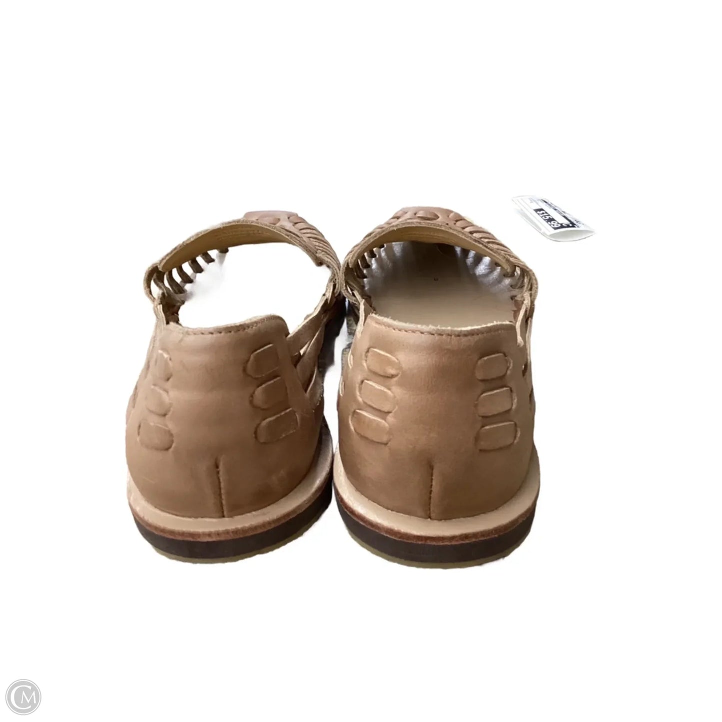 Shoes Flats By Clothes Mentor In Tan, Size: 8