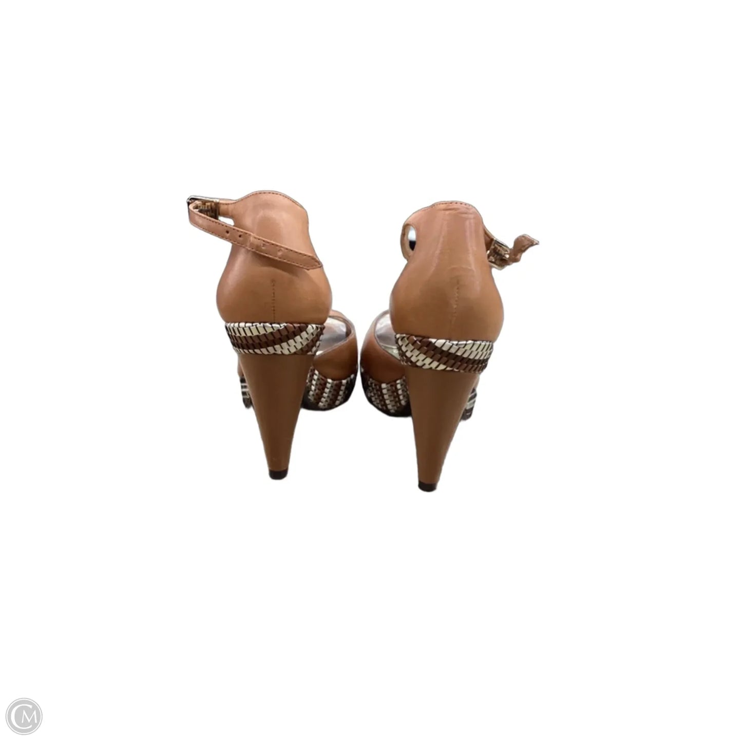 Shoes Heels Block By Bcbg In Tan, Size: 7