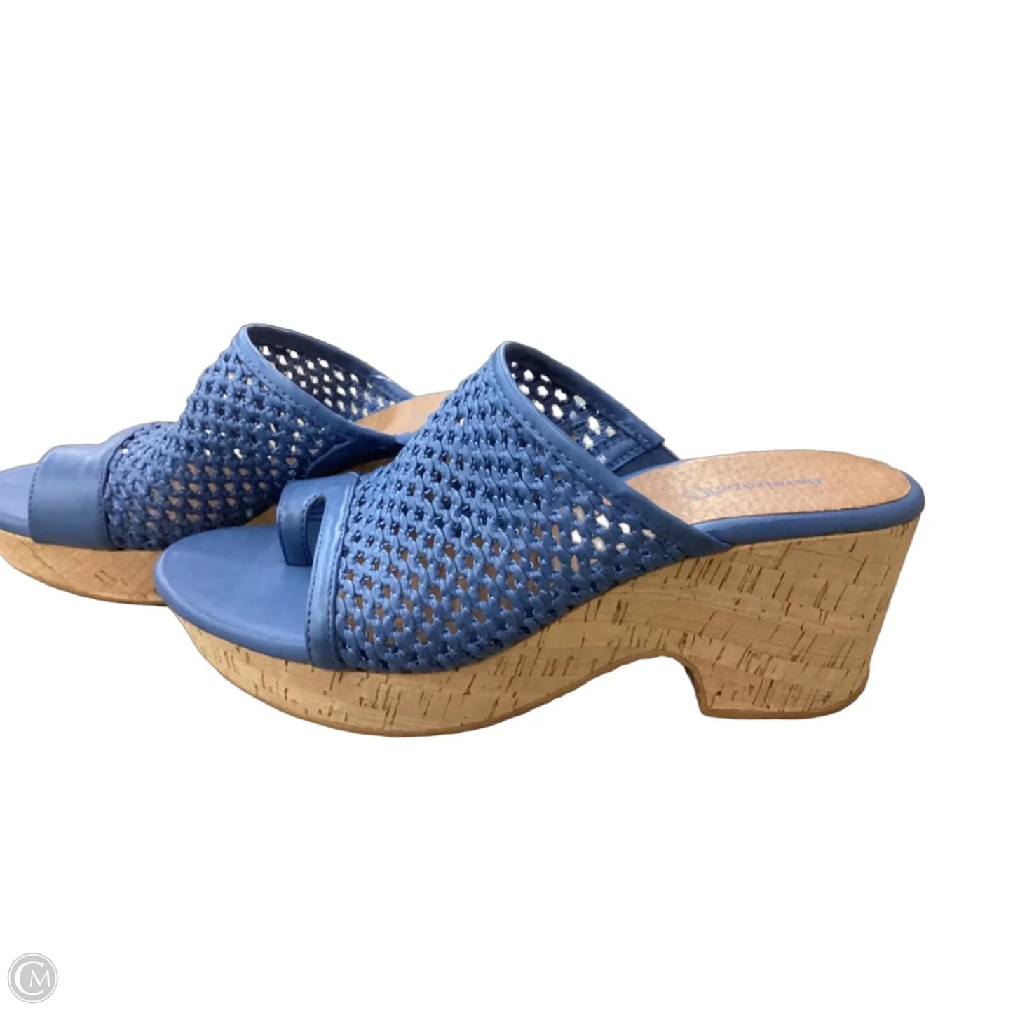 Shoes Heels Block By Bare Traps In Blue, Size: 8.5
