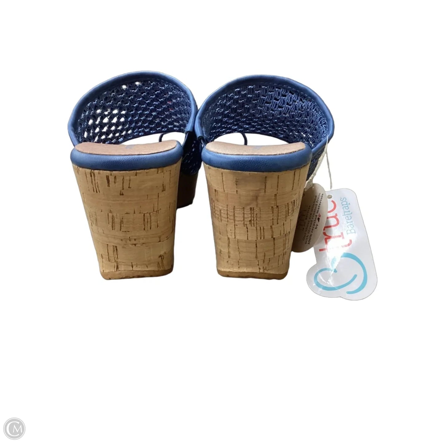 Shoes Heels Block By Bare Traps In Blue, Size: 8.5