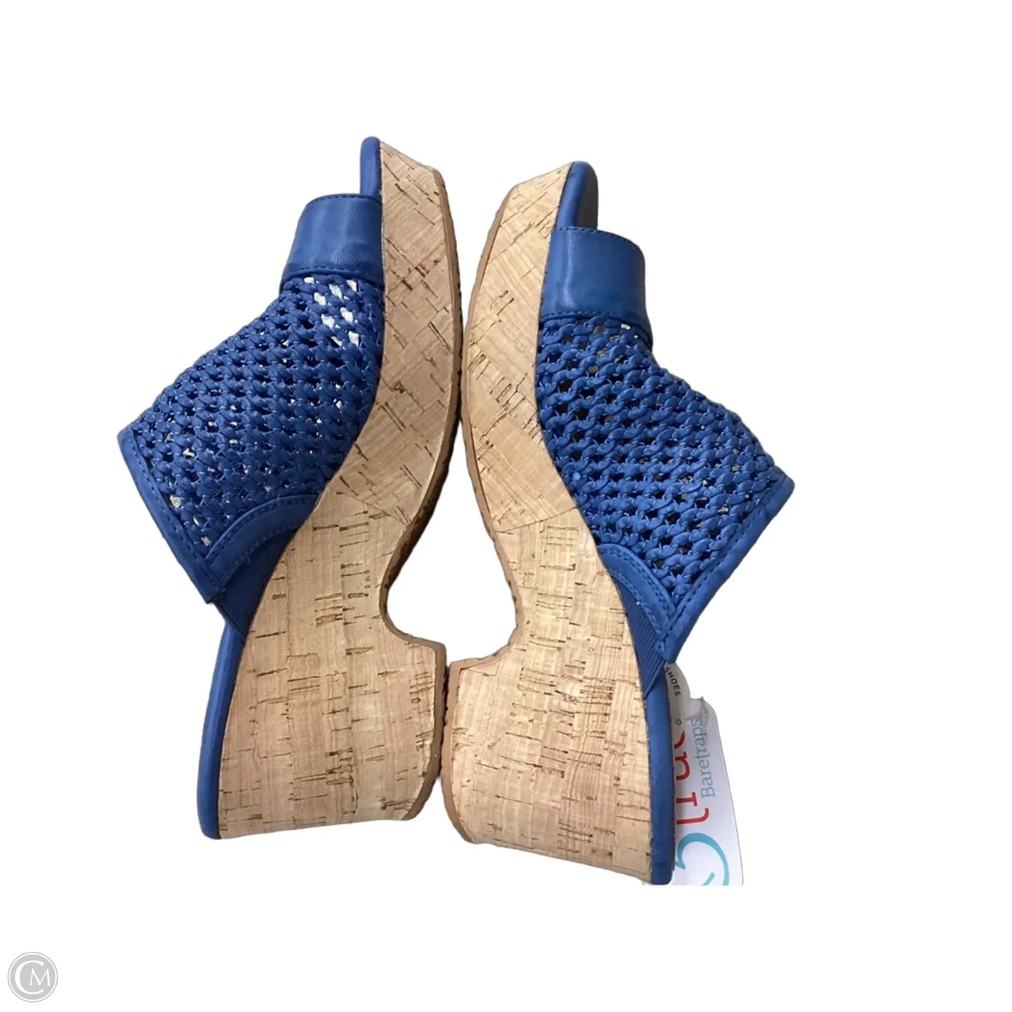 Shoes Heels Block By Bare Traps In Blue, Size: 8.5