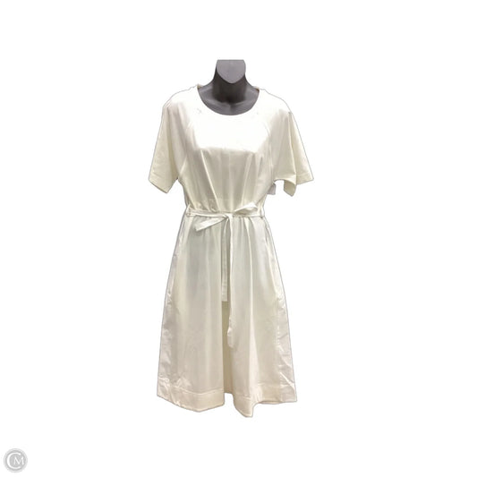 Dress Casual Midi By Cos In Ivory, Size: S