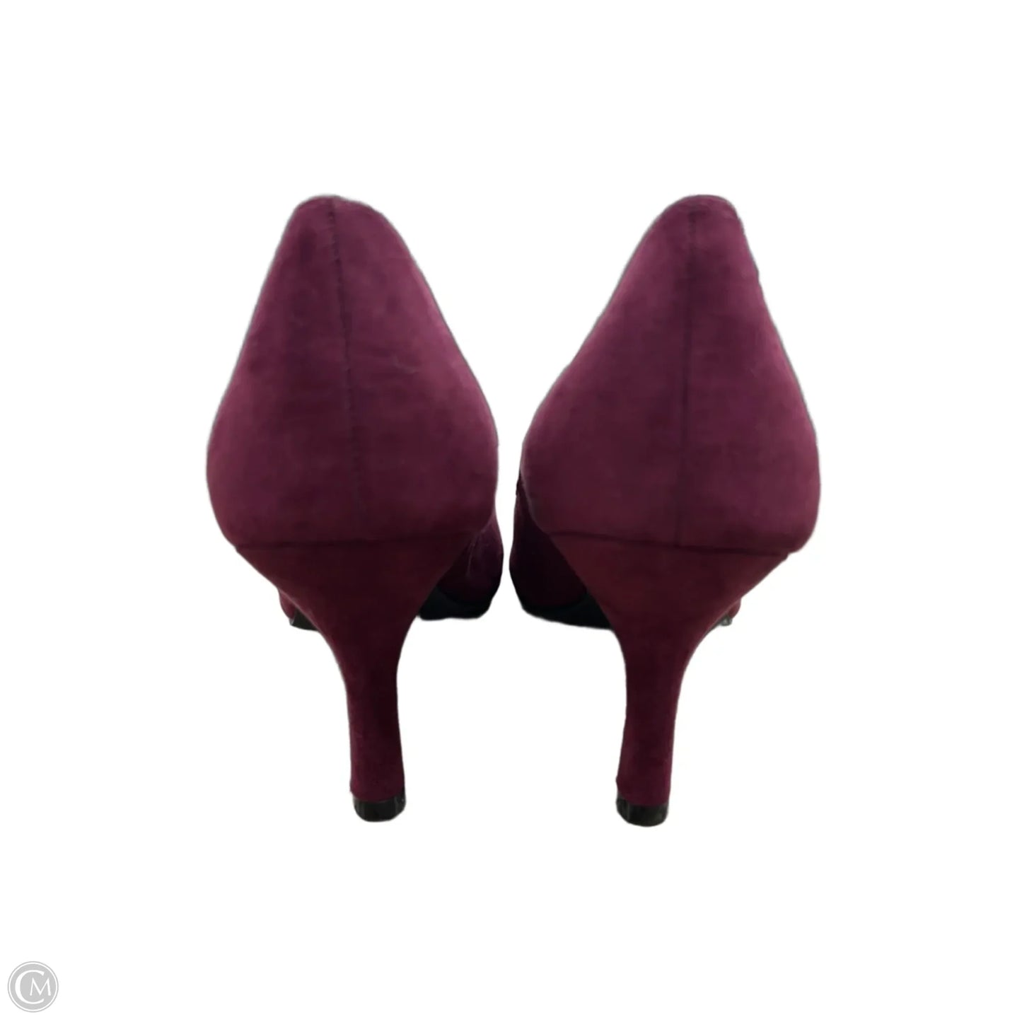 Shoes Heels Kitten By Predictions In Maroon, Size: 10