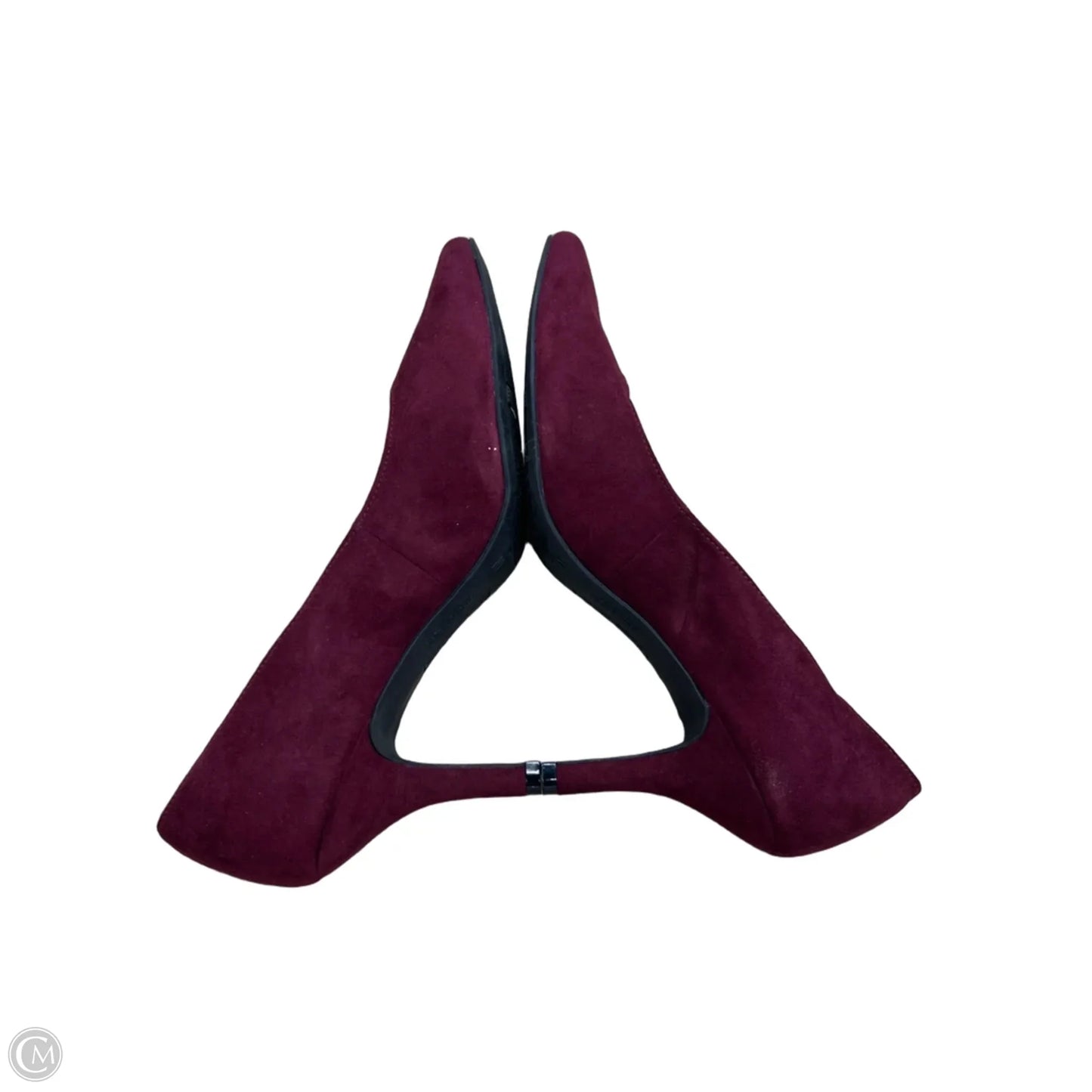 Shoes Heels Kitten By Predictions In Maroon, Size: 10