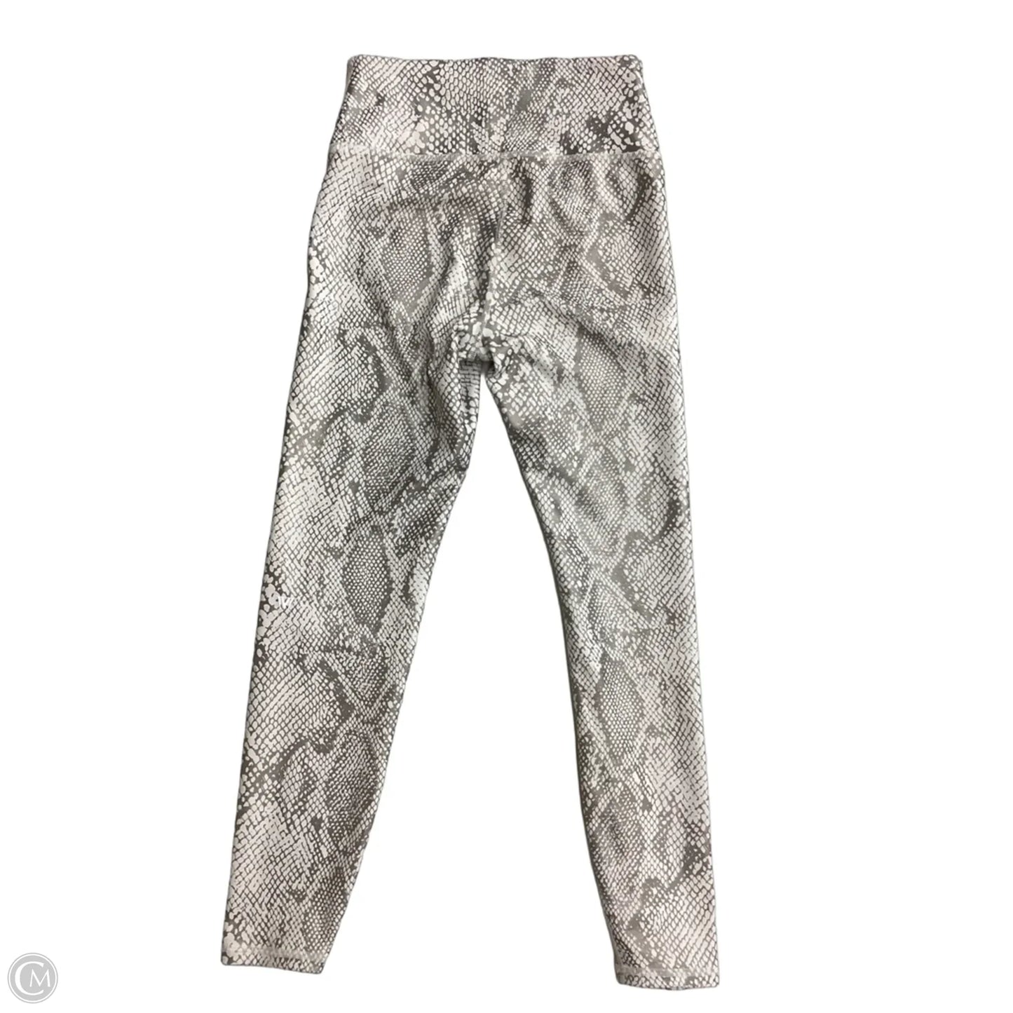 Athletic Leggings By Ivl Collective In Snakeskin Print, Size: 4