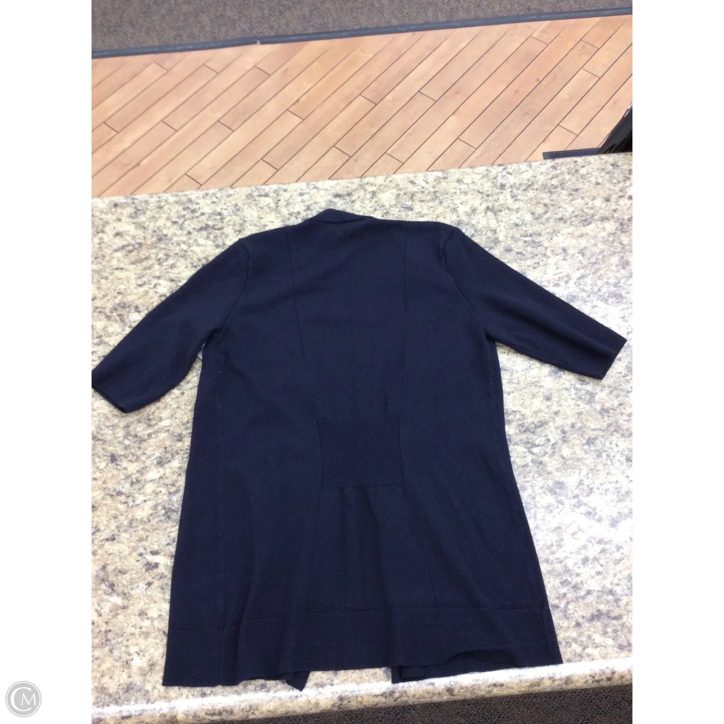 Sweater Cardigan By Grace In Navy, Size: M