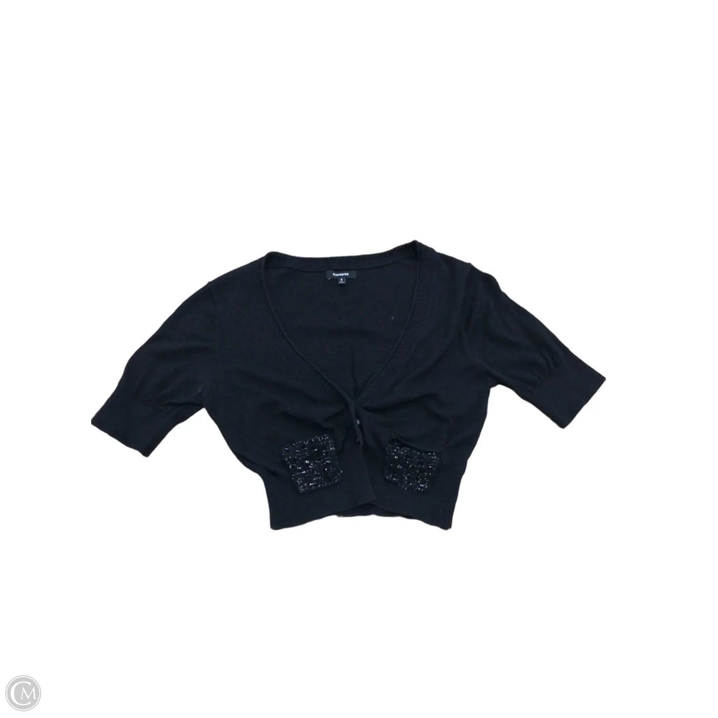 Sweater Cardigan By Express In Black, Size: S