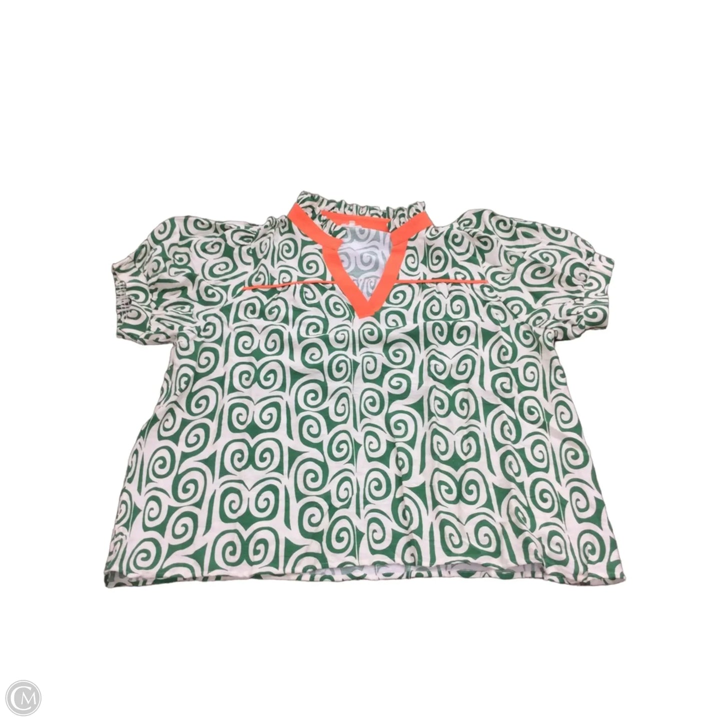 Top Short Sleeve By Jodifl In Green, Size: 2x