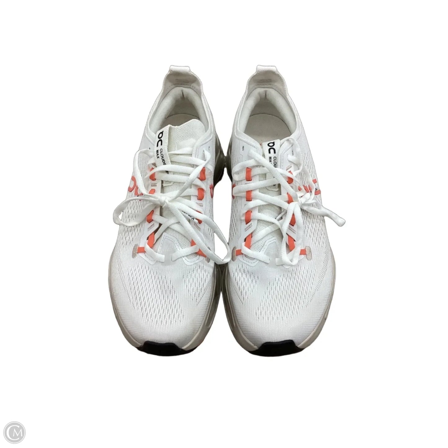 Shoes Athletic By On Cloud In Cream & Orange, Size: 11