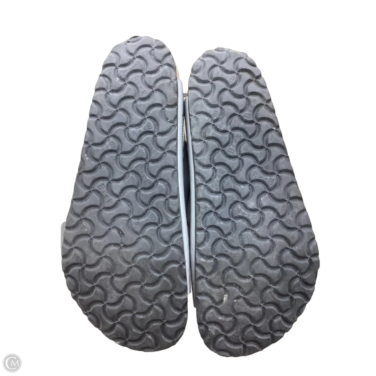 Sandals Flats By Birkenstock In Grey, Size: 10
