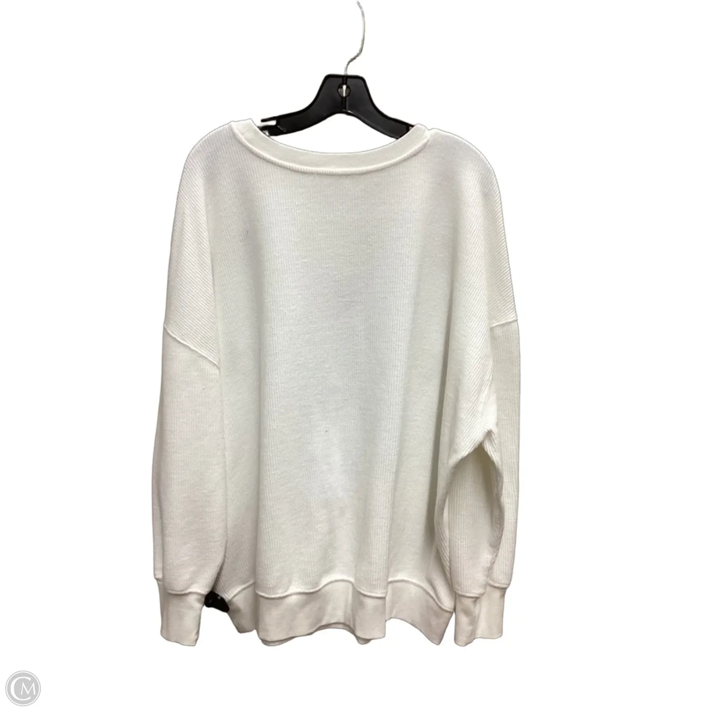 Top Long Sleeve By Maurices In White, Size: 2x