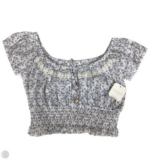 Top Short Sleeve By Altard State In Blue, Size: M