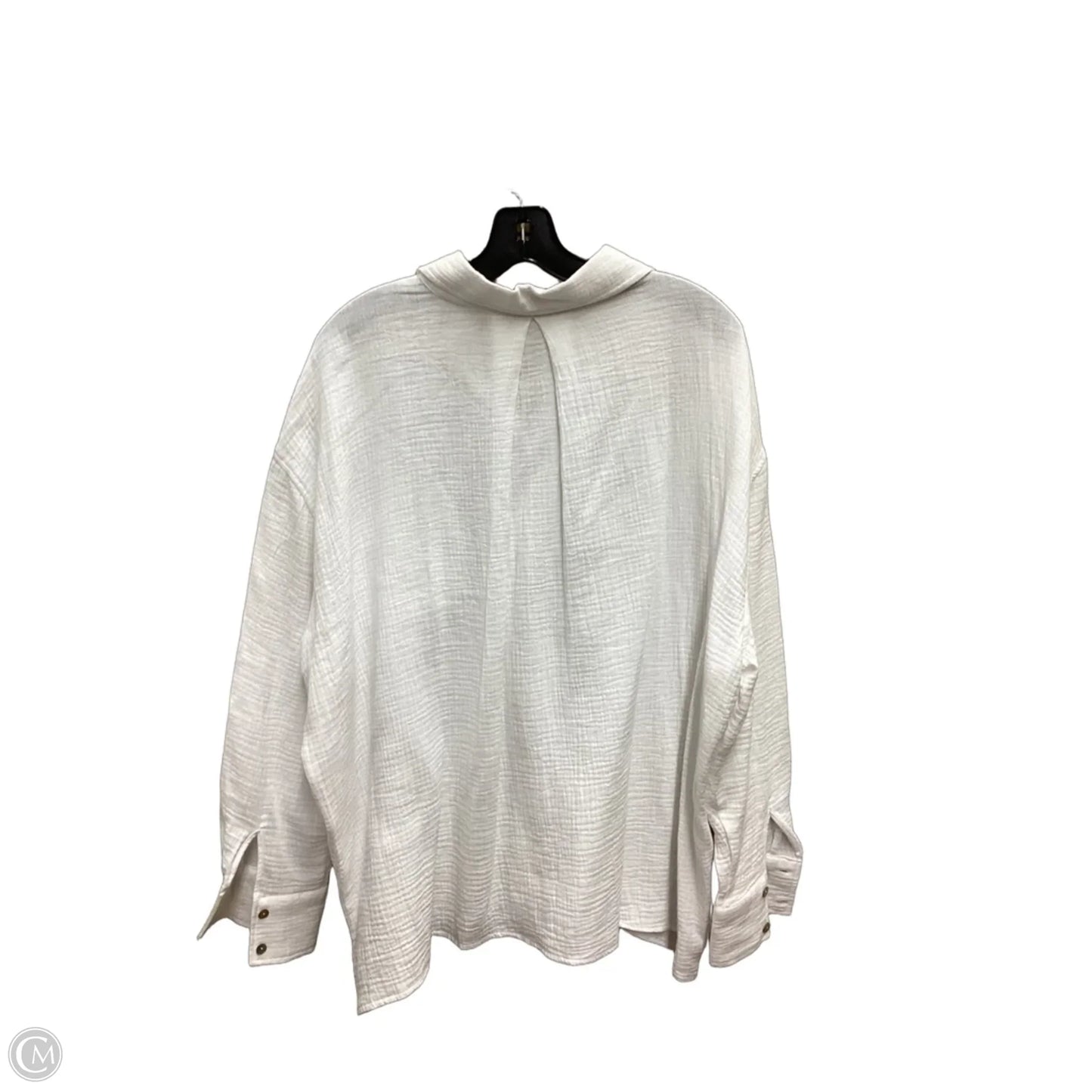 Top Long Sleeve By Steve Madden In White, Size: M