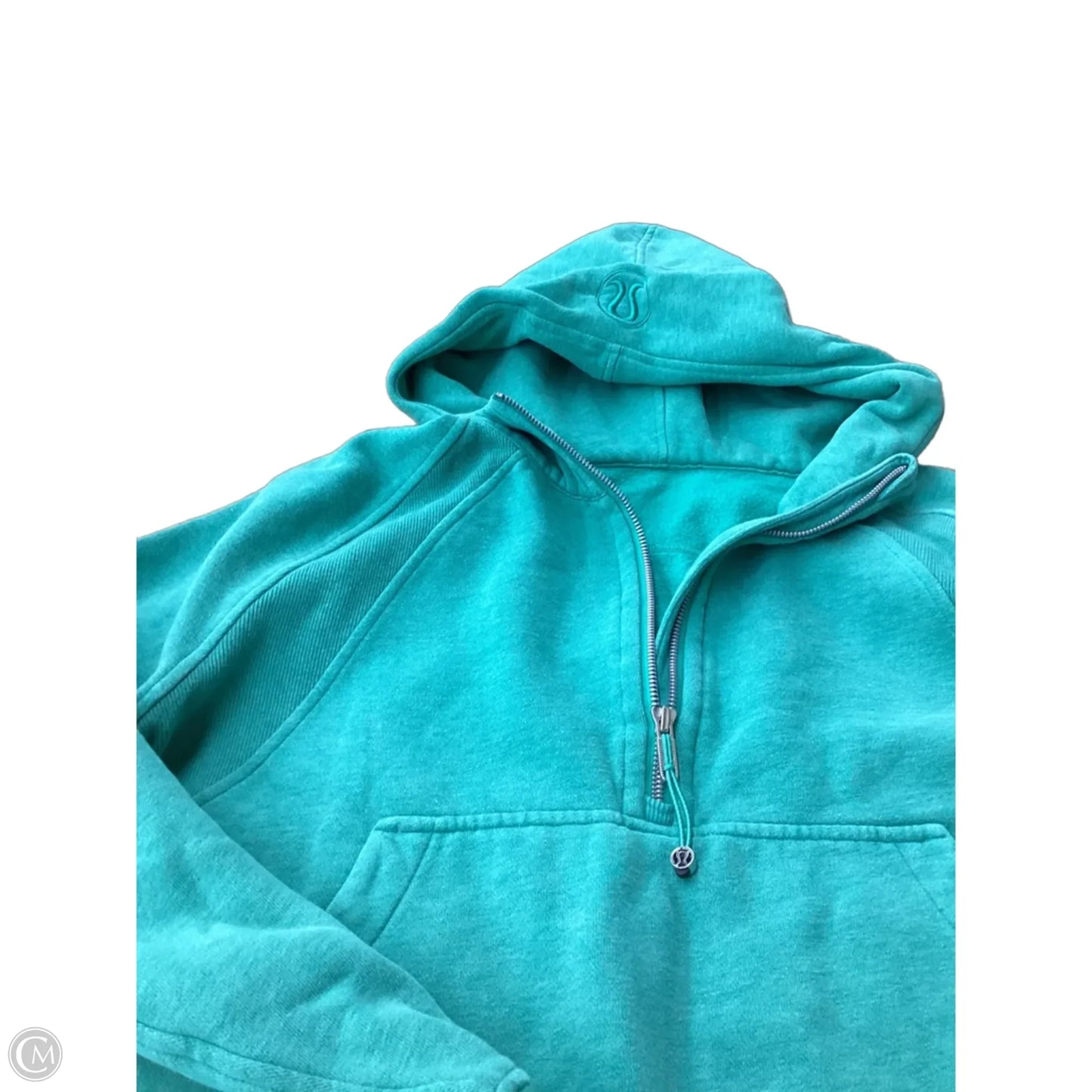 Athletic Jacket By Lululemon In Green, Size: Xl