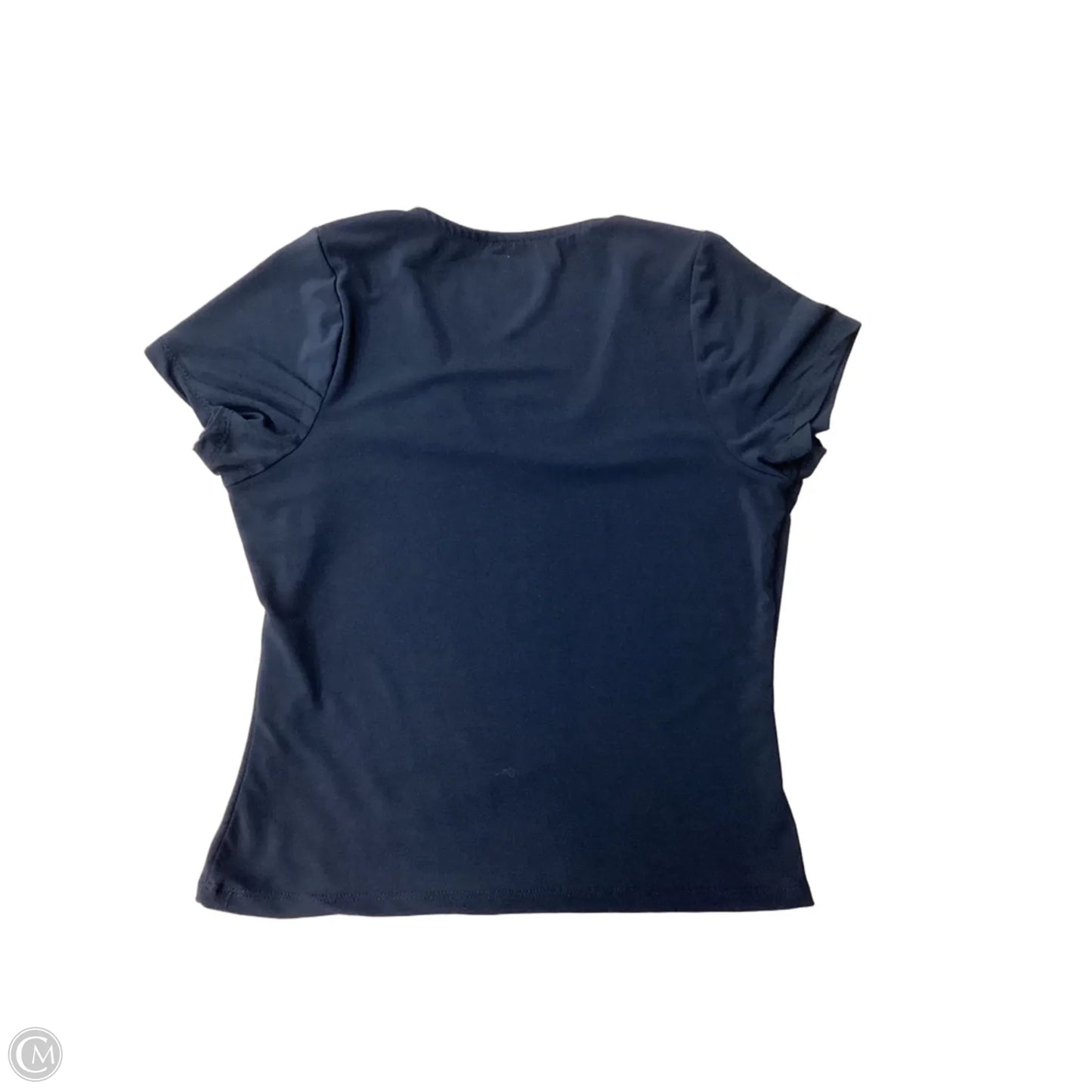 Top Short Sleeve By Faded Rose In Black, Size: L