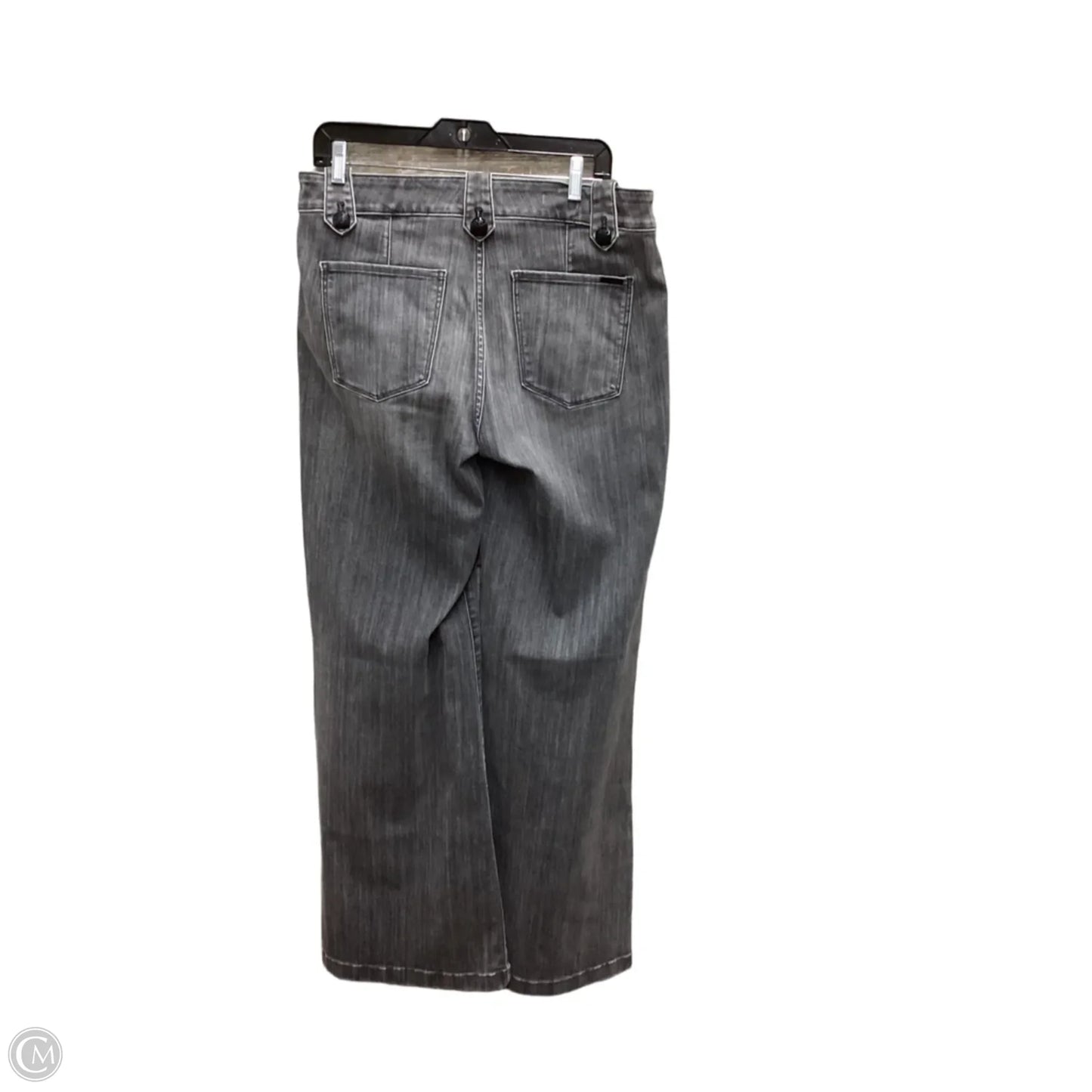Jeans Wide Leg By White House Black Market In Grey, Size: 12