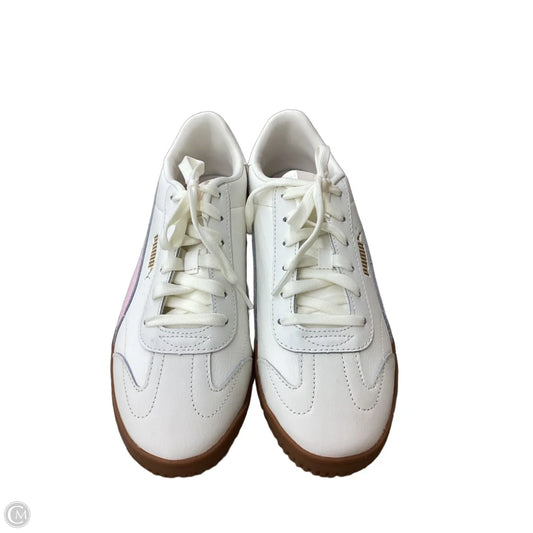 Shoes Sneakers By Puma In Cream & Pink, Size: 10.5