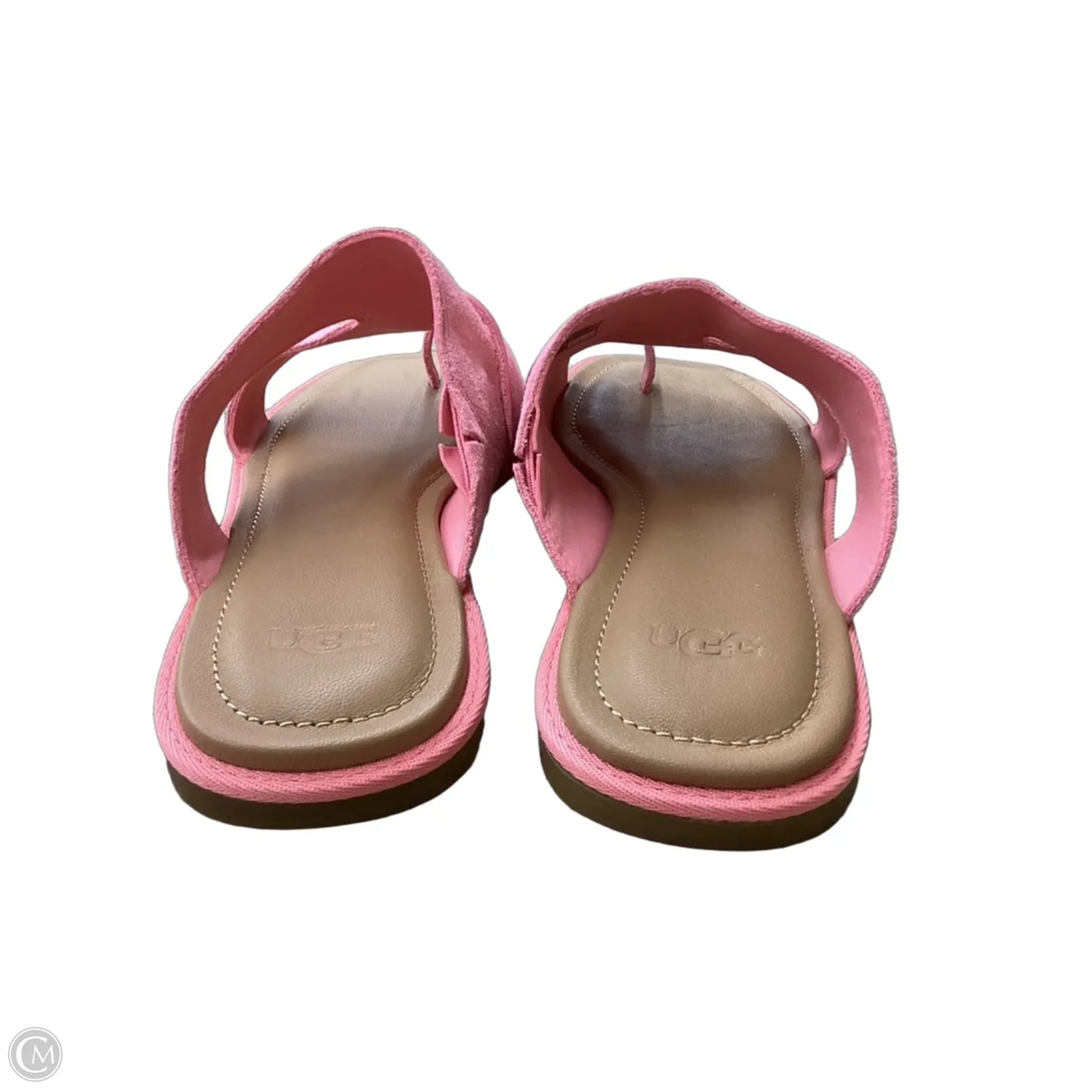 Sandals Designer By Ugg In Pink, Size: 10