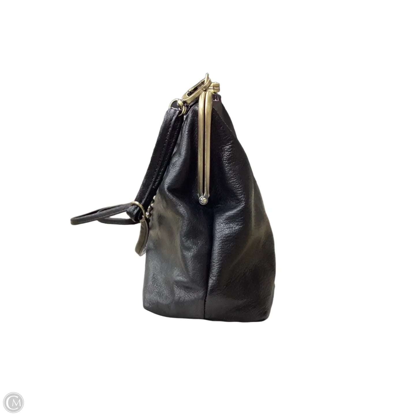 Handbag Leather By Hobo Intl, Size: Medium