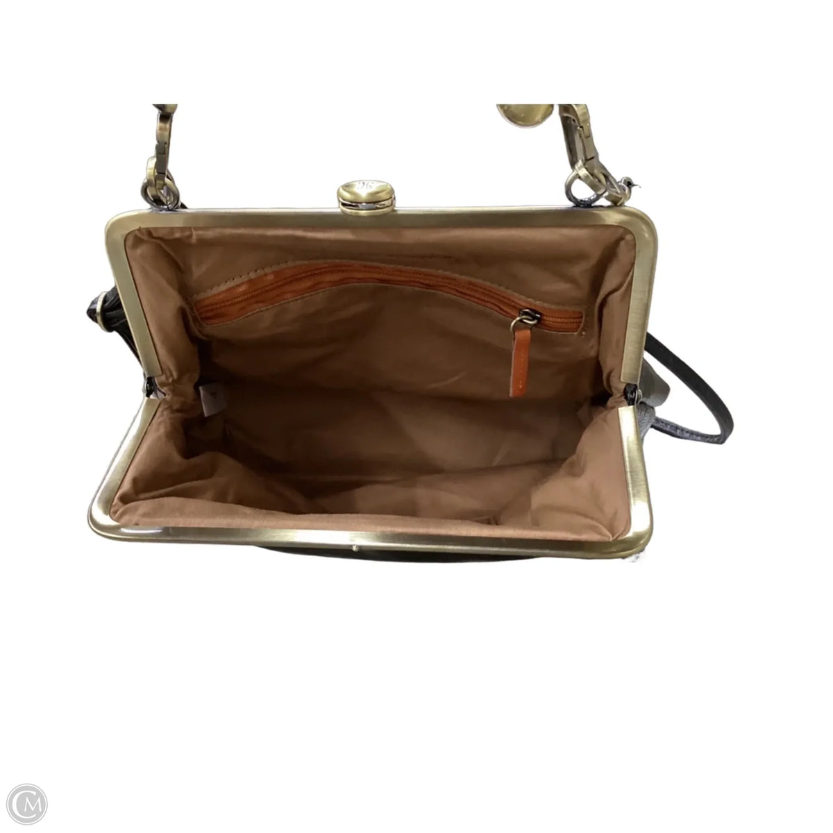 Handbag Leather By Hobo Intl, Size: Medium