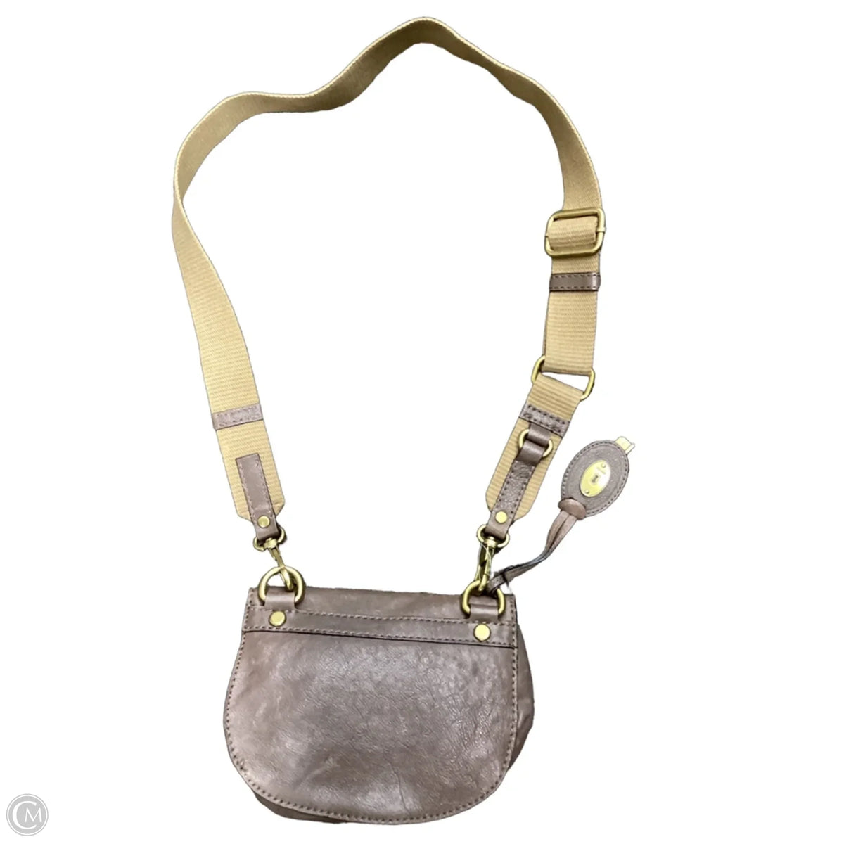 Crossbody Leather By Fossil, Size: Small