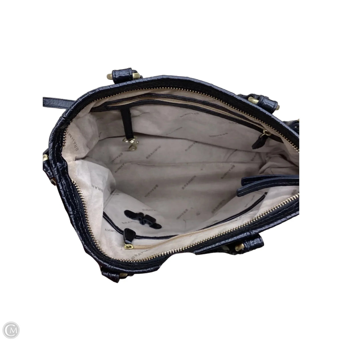 Handbag Designer By Brahmin, Size: Medium