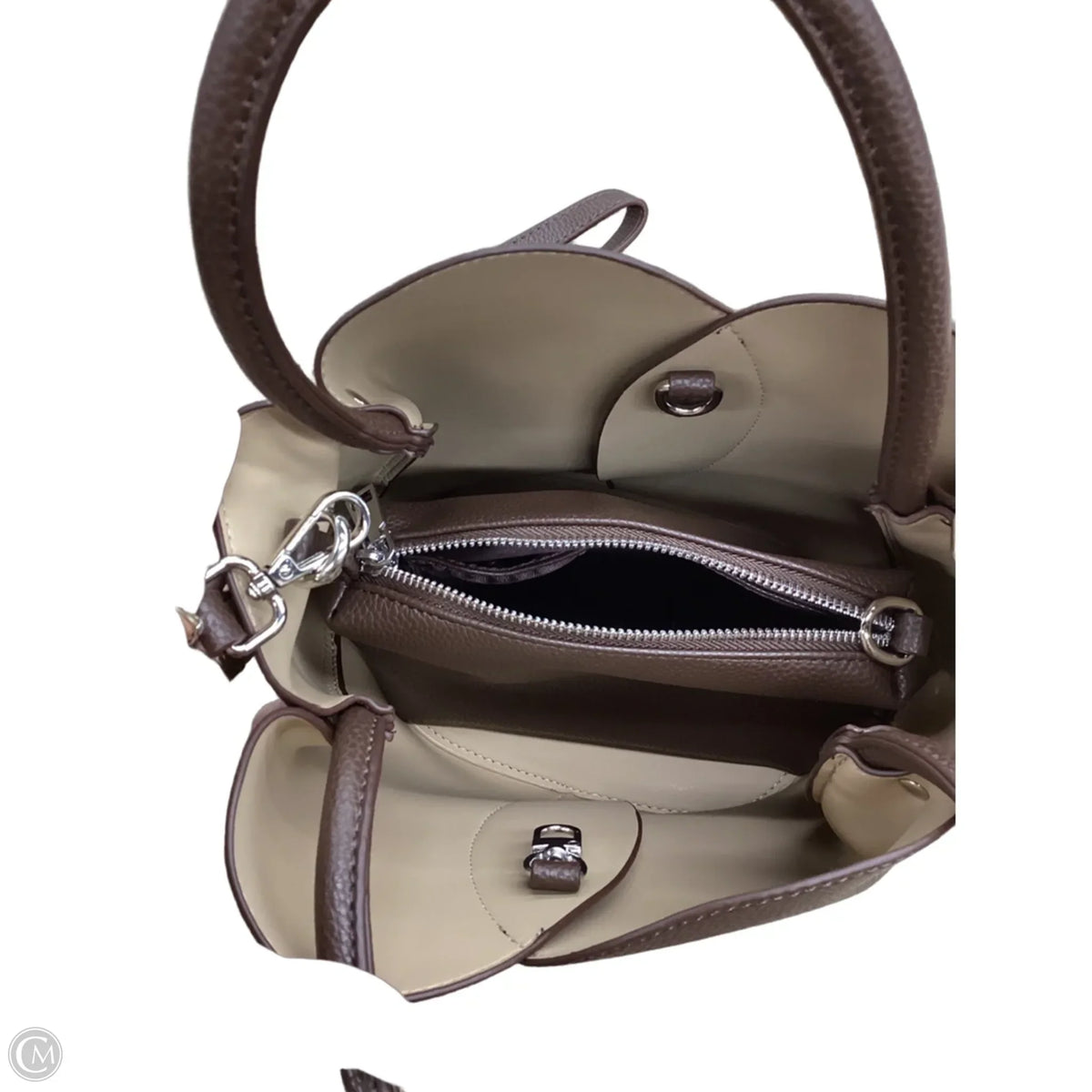 Handbag Leather By Melie Bianco, Size: Small