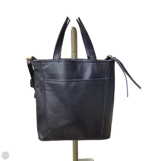 Handbag Leather By Margot, Size: Medium
