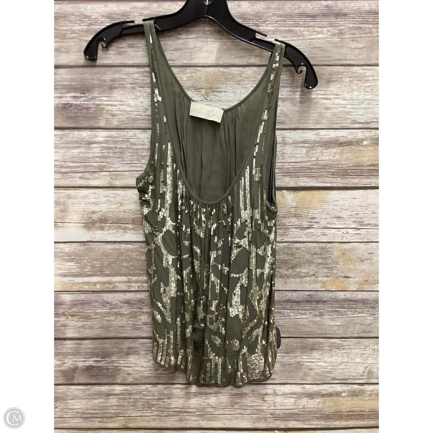 Tank Top By Clothes Mentor In Green, Size: M
