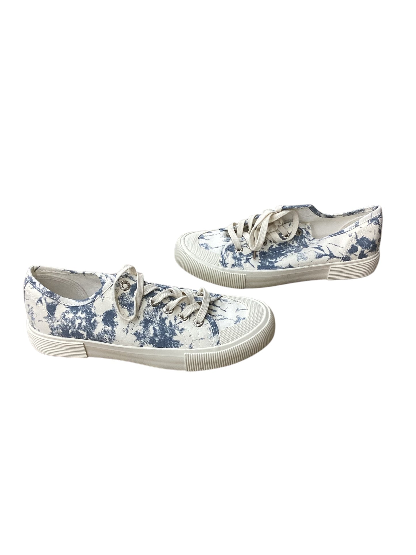 Shoes Sneakers By Clothes Mentor In Blue & White, Size: 10