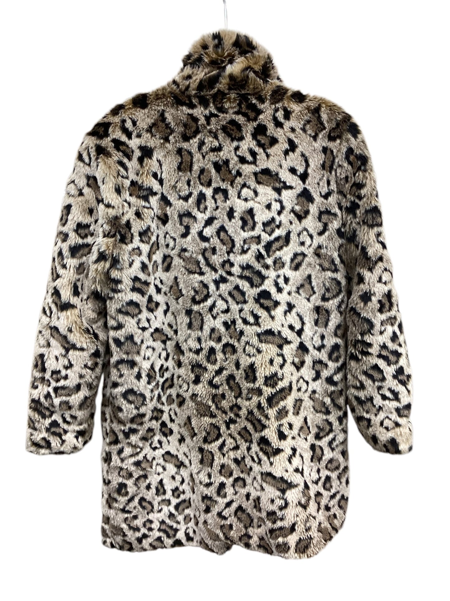 Coat Faux Fur & Sherpa By Bb Dakota In Animal Print, Size: S