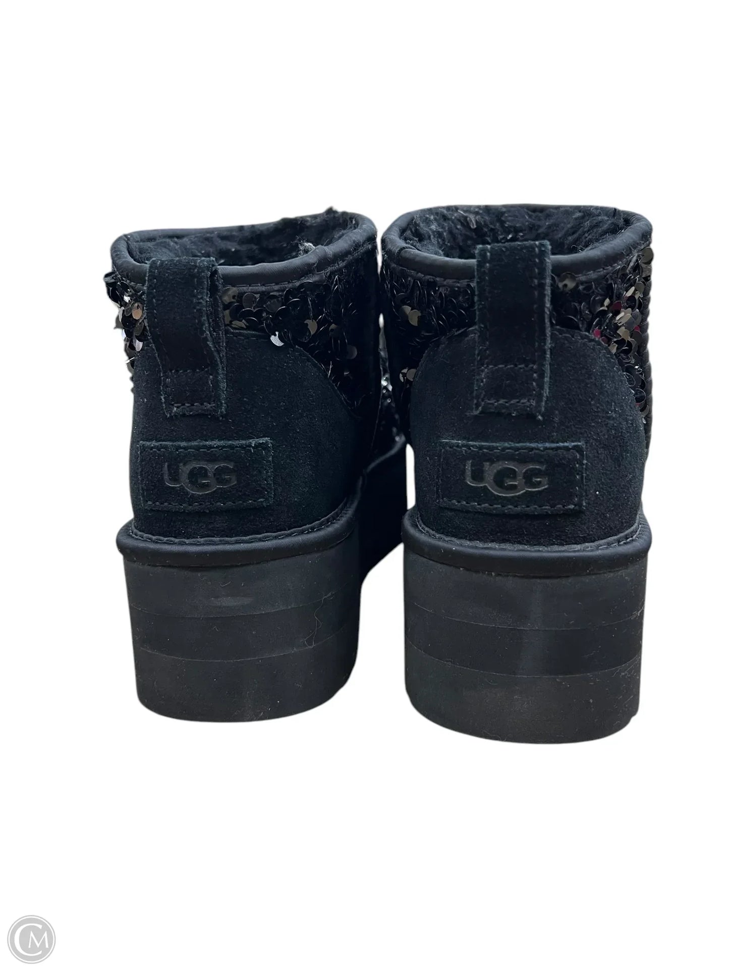 Boots Designer By Ugg In Black, Size: 8