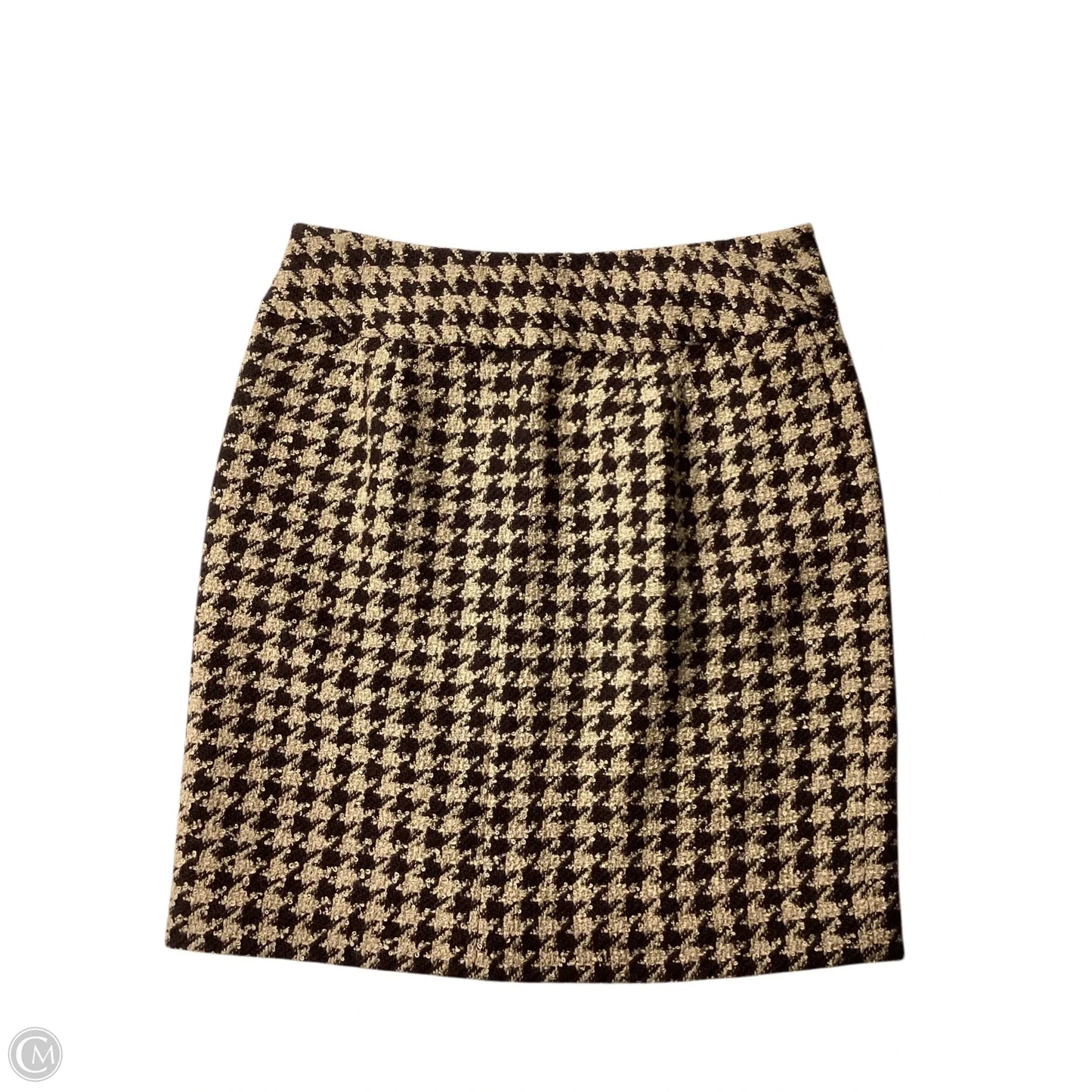 Skirt Mini & Short By Ann Taylor In Brown & Tan, Size: 6