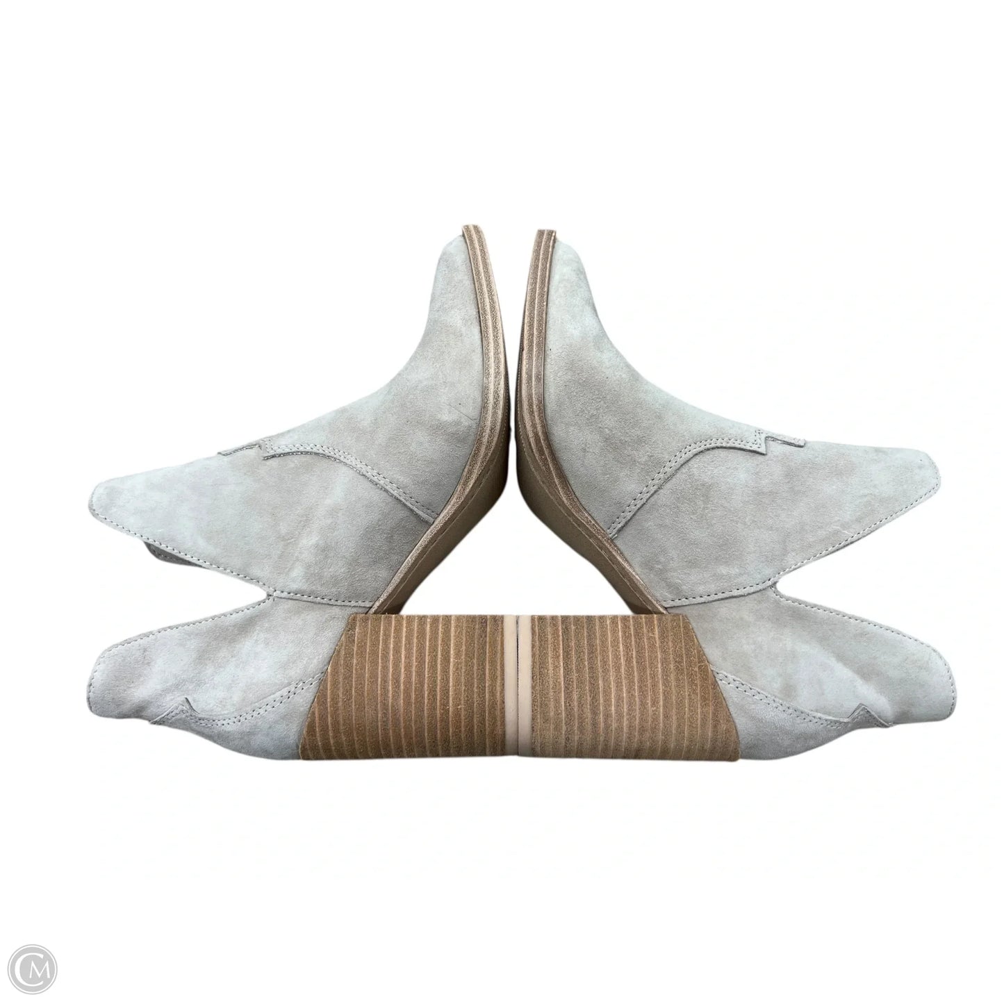 Boots Ankle Heels By Steve Madden In Beige, Size: 5.5