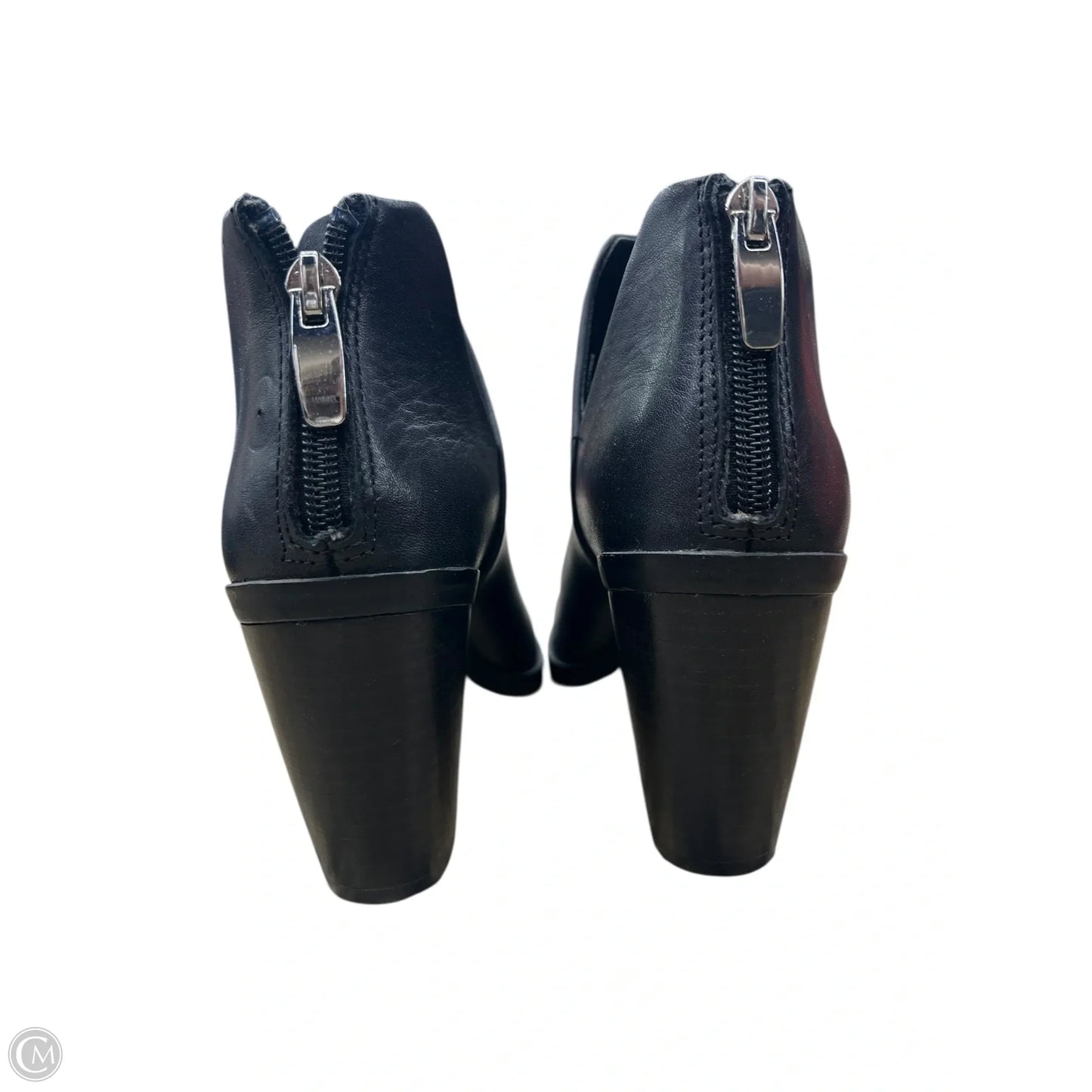 Boots Ankle Heels By Steve Madden In Black, Size: 5.5